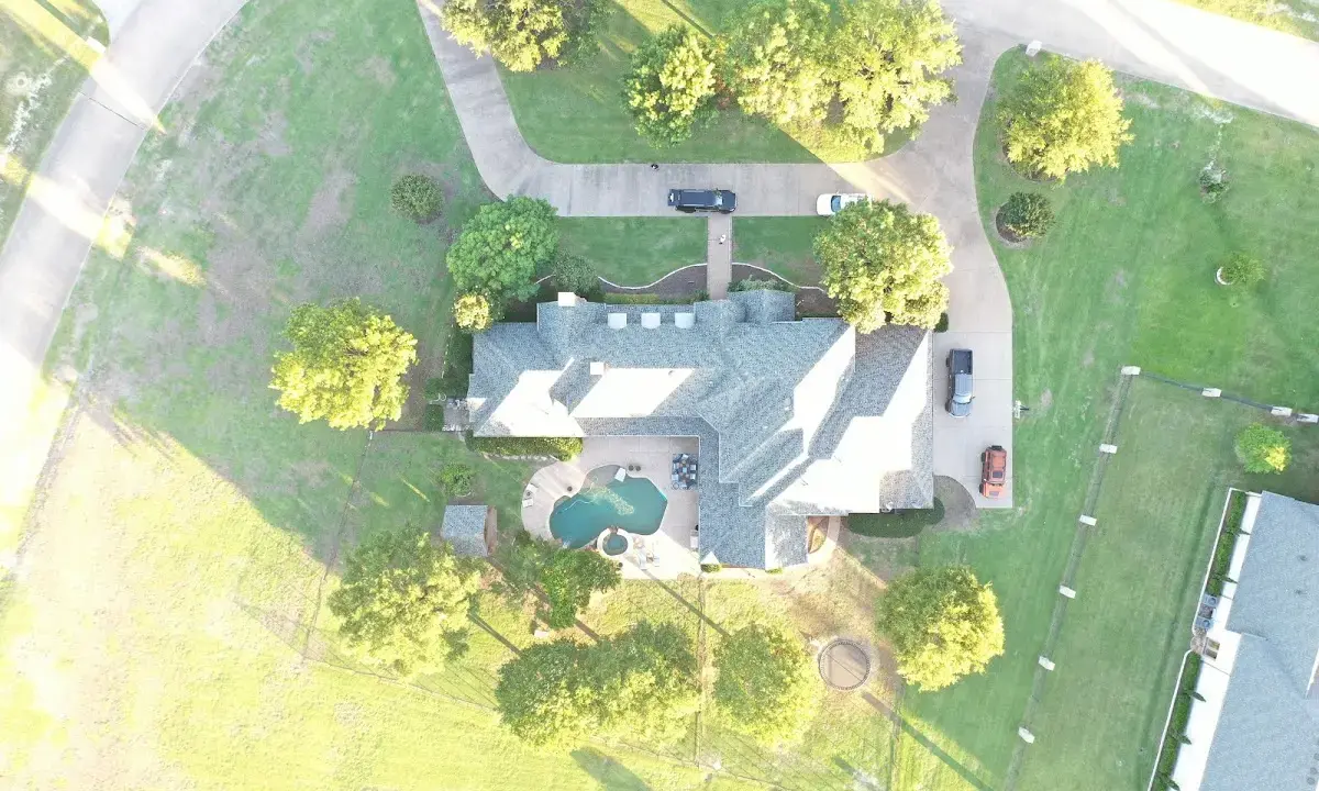 New shingle roof installation on a home in Seminole